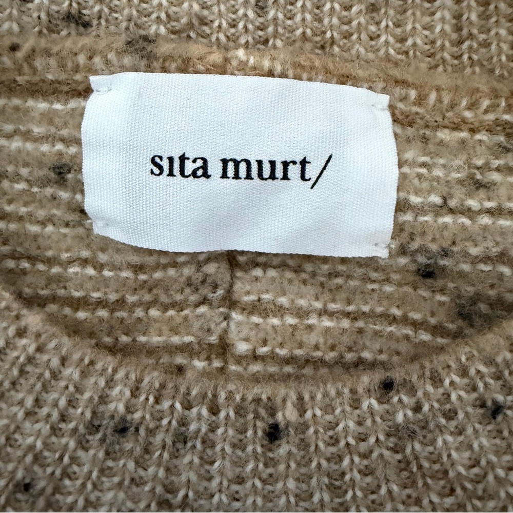 Sita Murt Anthropologie Sweater Pierce Dolman Pullover Wool Blend Oversized M - Picture 5 of 6